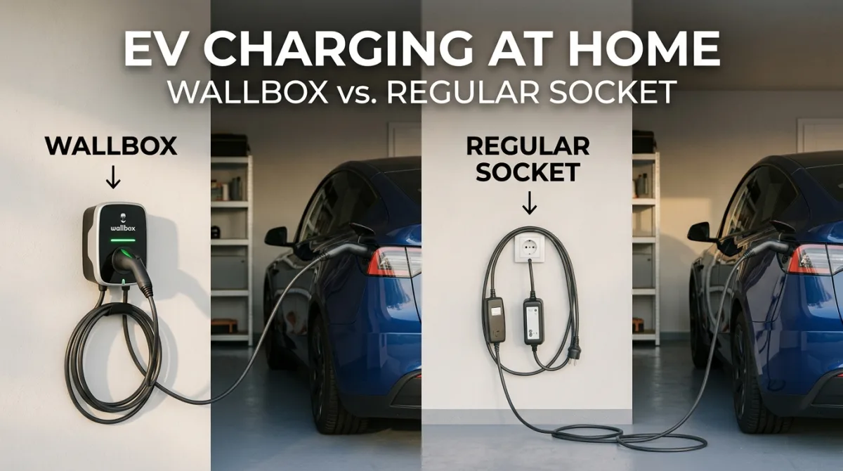 EV Charging at Home: Wallbox vs Regular Socket