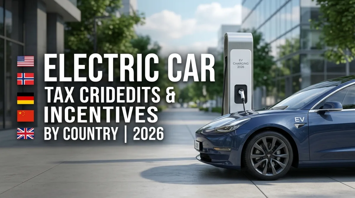 Electric Car Tax Credits & Incentives by Country in 2026