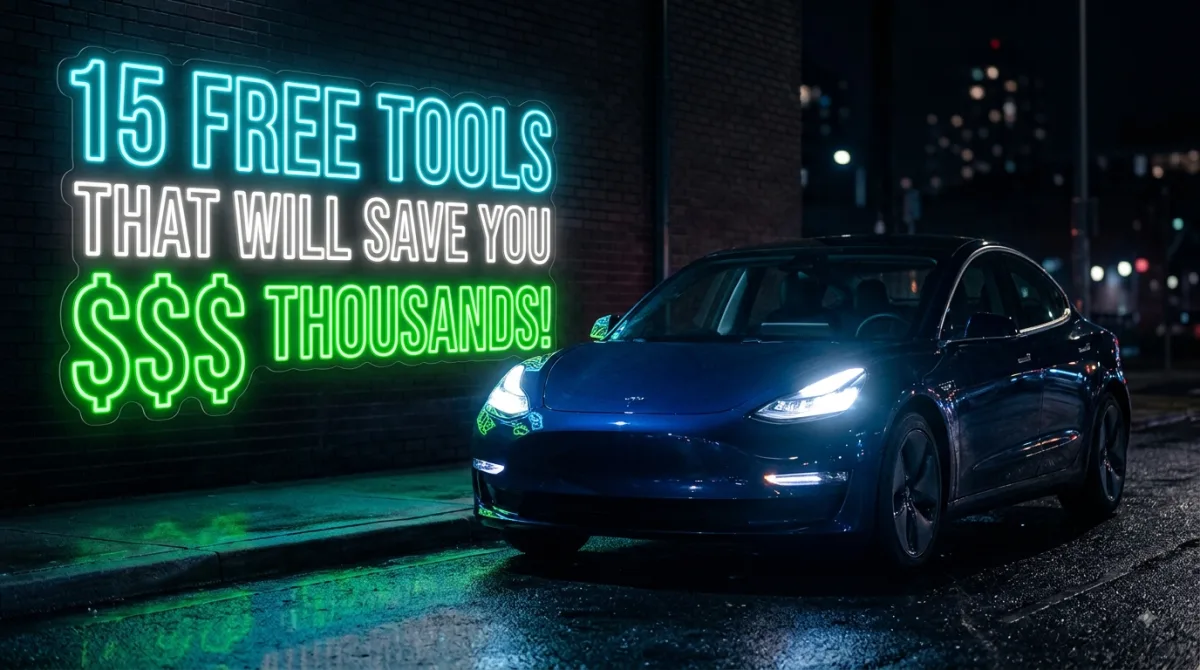 The Complete EV Hub Toolkit: 15 Free Tools That Will Save You Thousands on Your Next Electric Vehicle