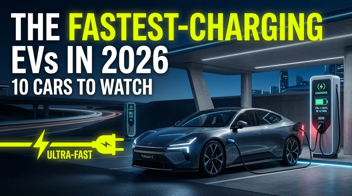 The Fastest-Charging EVs in 2026: 10 Cars to Watch